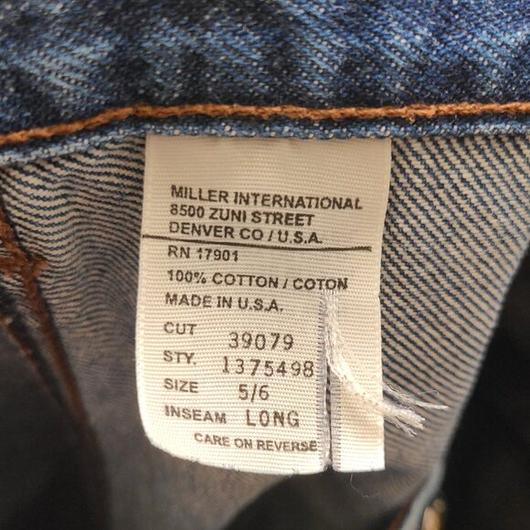 Womens 26x31 Vintage 5-6 Long Rockies Rocky Mountain High Waist 80s Western Jean - Picture 7 of 7